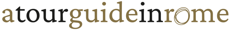 a tour guide in rome logo