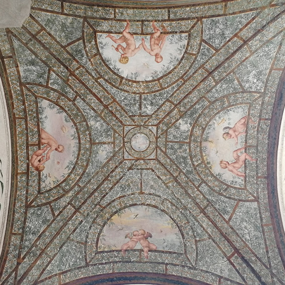 Villa Giulia particolare della decorazione del portico