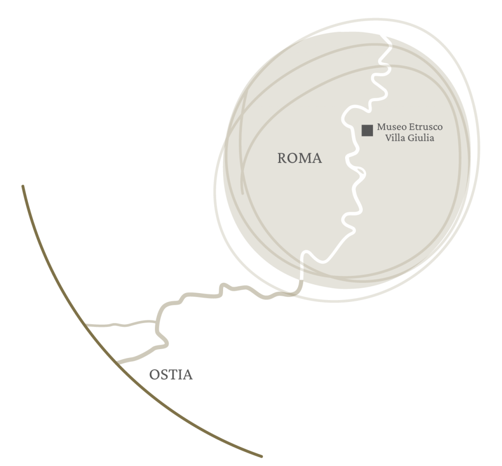 mappa Museo Etrusco Villa Giulia