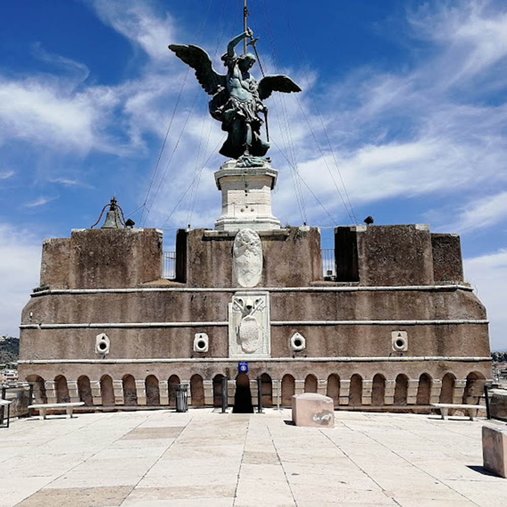 Il terrazzo di Castel Sant'Angelo