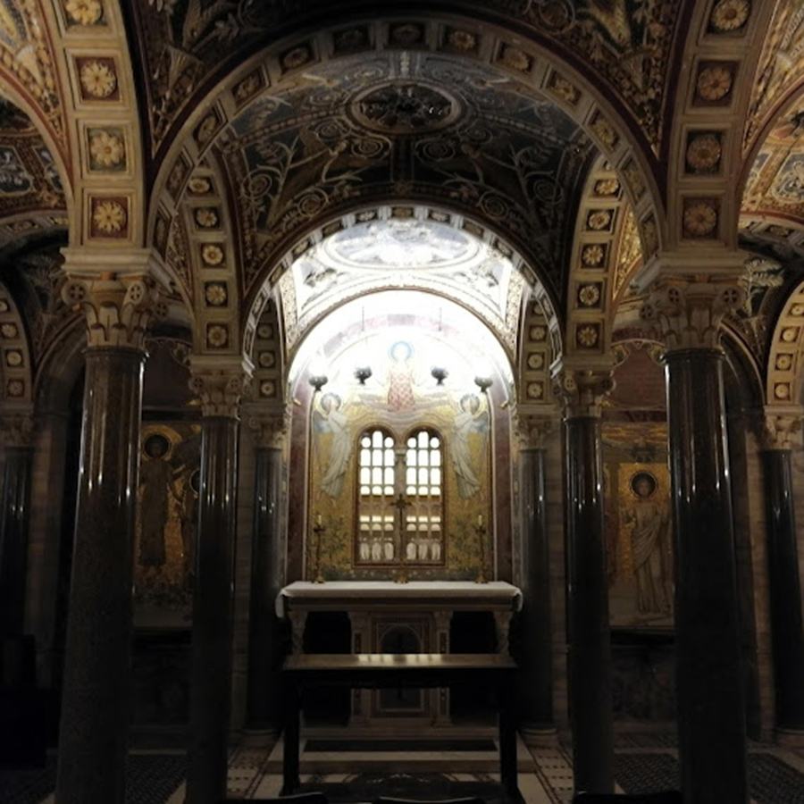 La Cripta della Basilica di Santa Cecilia a Trastevere