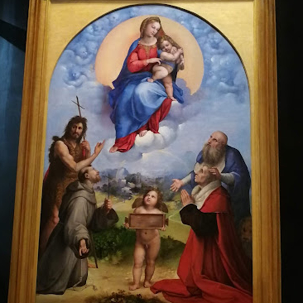 Madonna di FOligno, opera di Raffaello