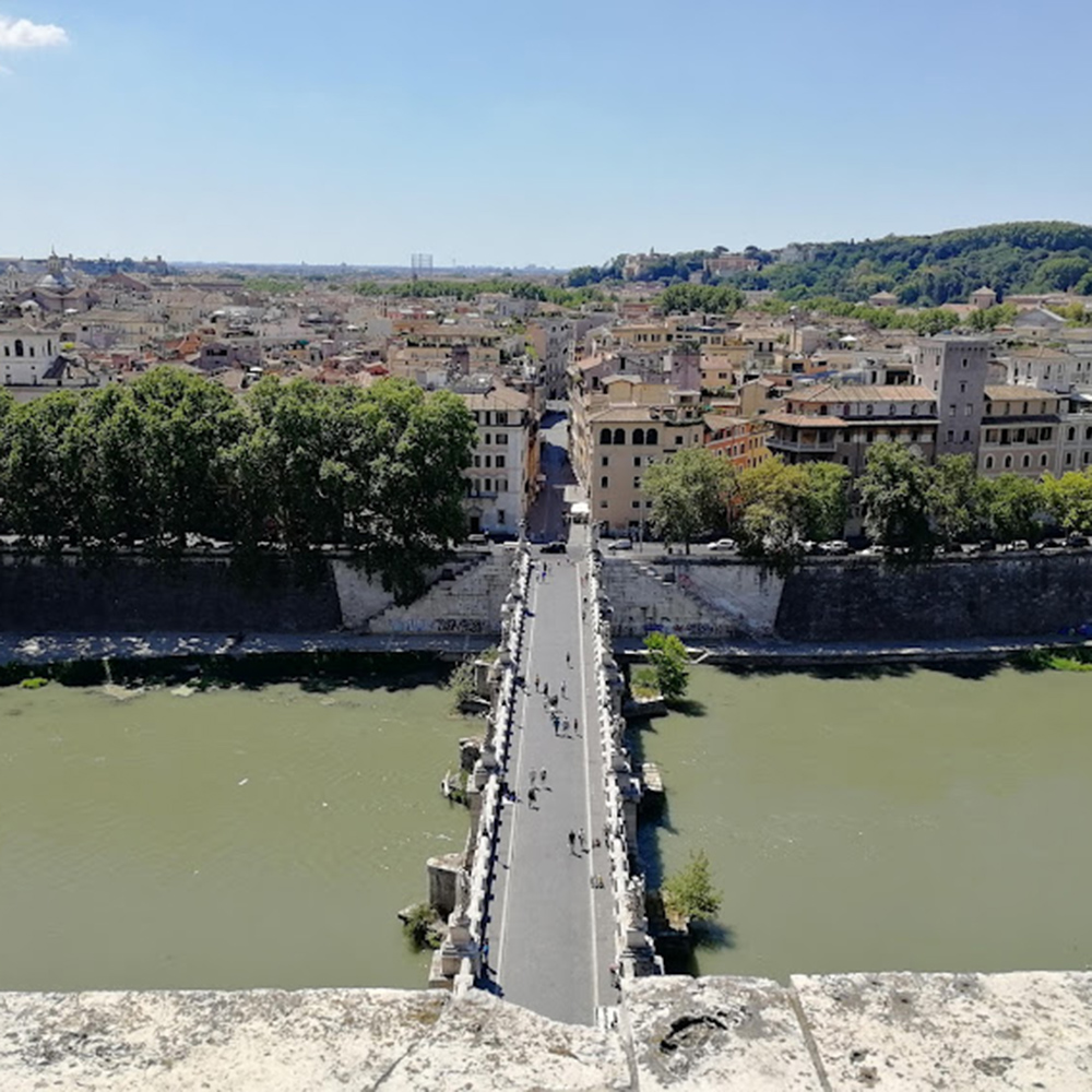 Ponte Sant'Angelo dall'alto