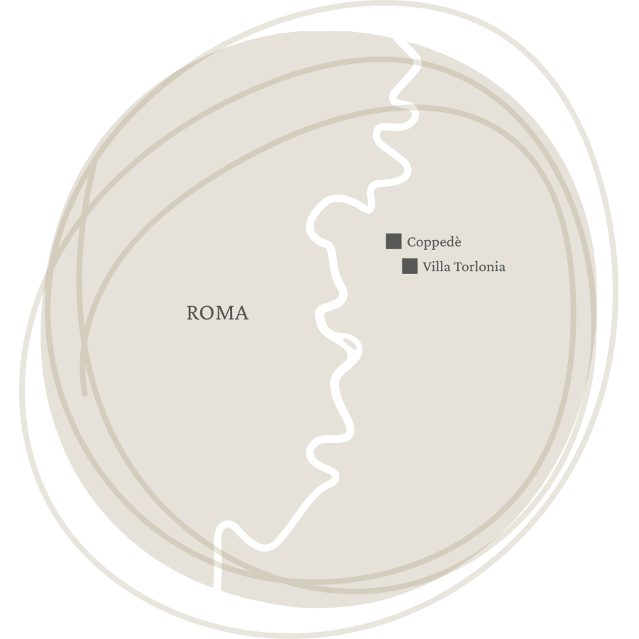 mappa villa torlonia e coppede